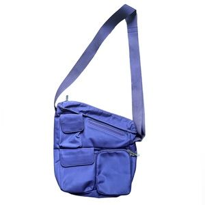 Vintage Travelon Crossbody Travel Purse Bag Purple